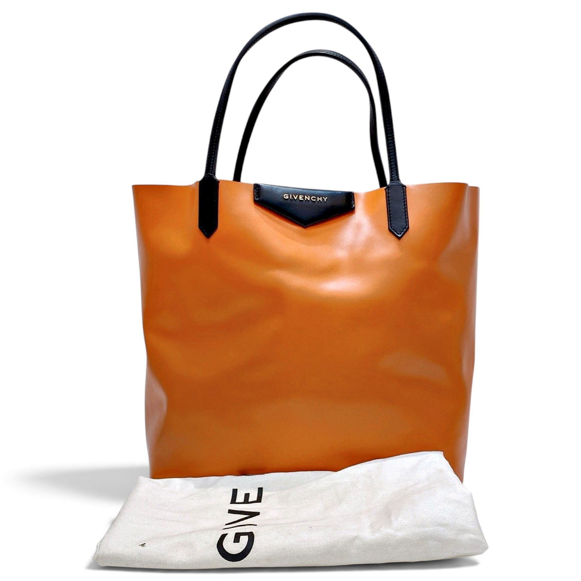 Leather tote