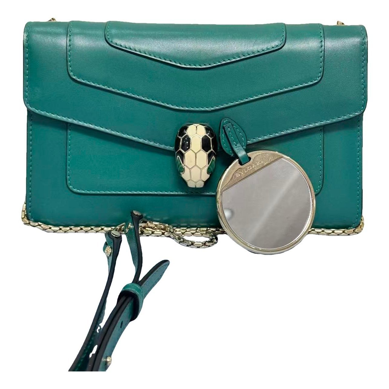 Serpenti leather crossbody bag