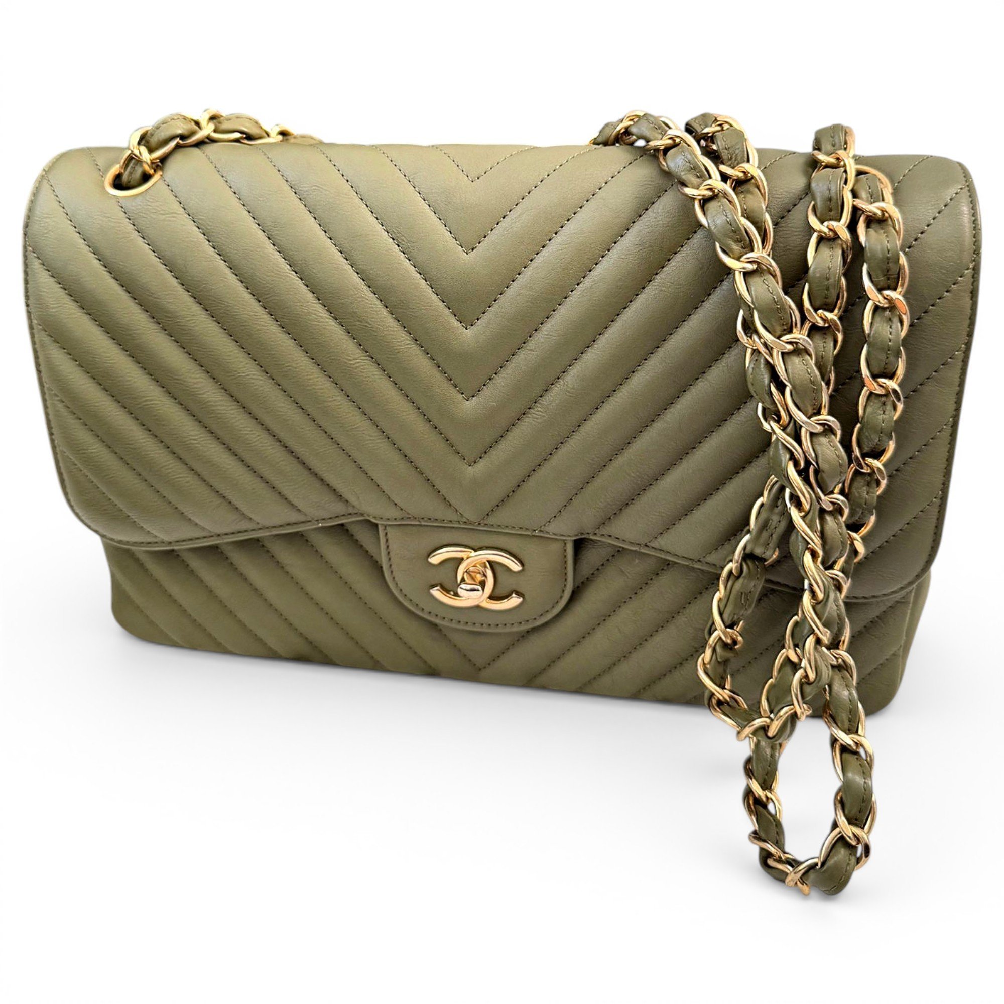 Leather handbag