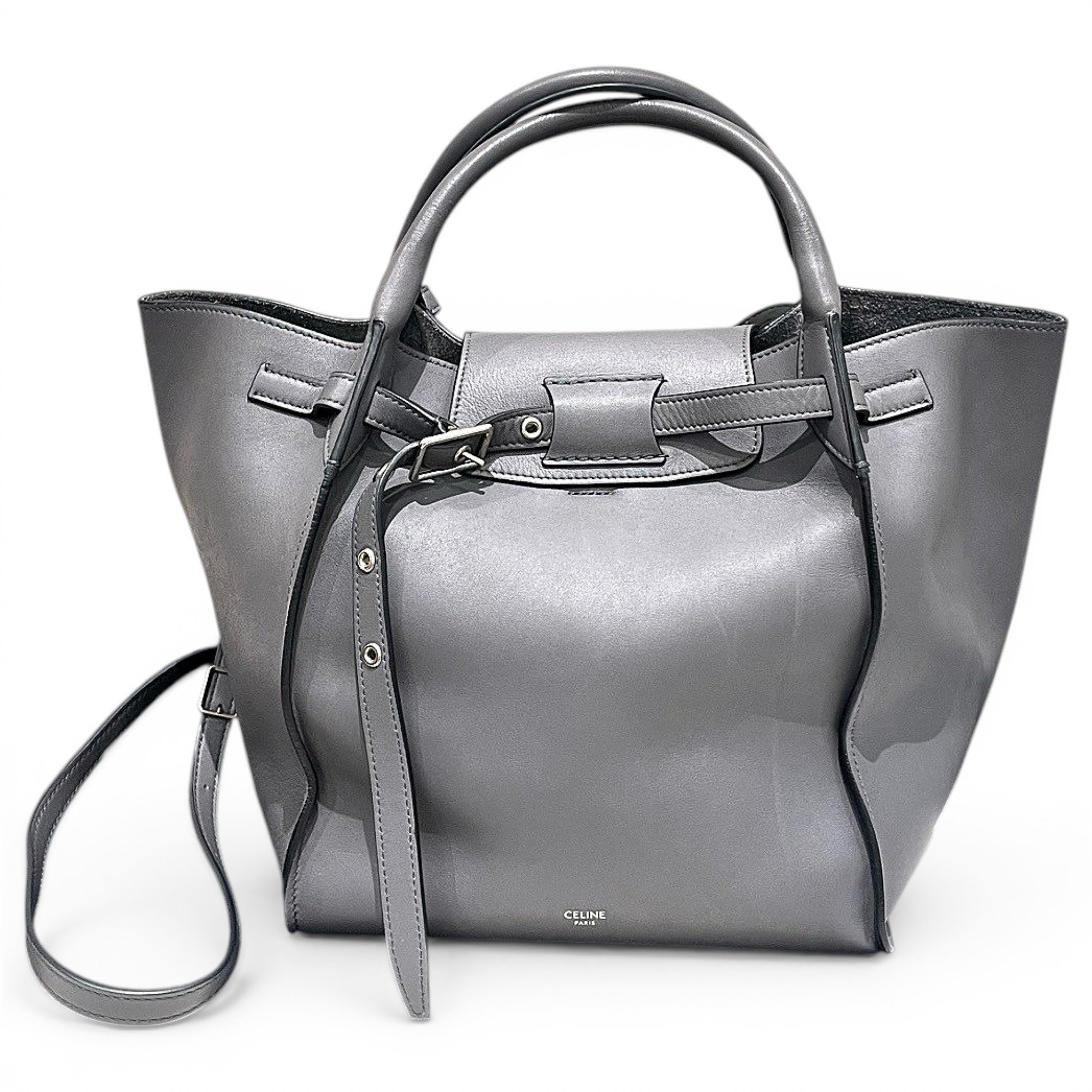 Big Bag leather handbag