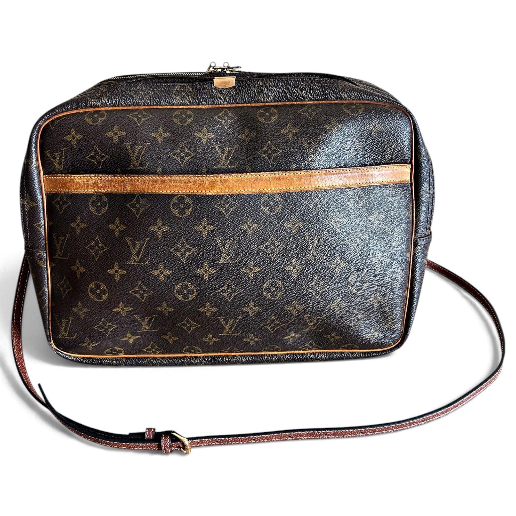 Reporter leather crossbody bag