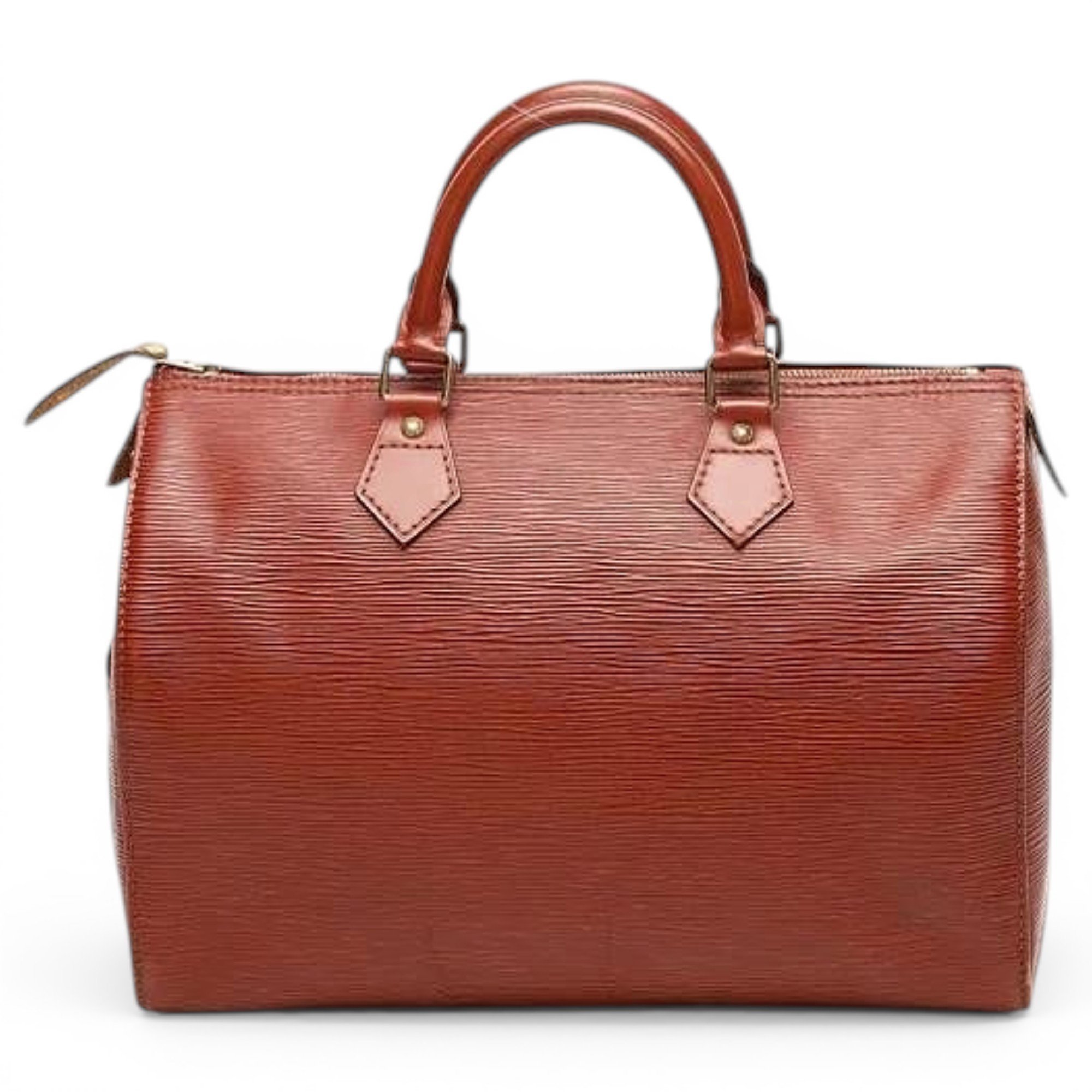 Speedy leather handbag