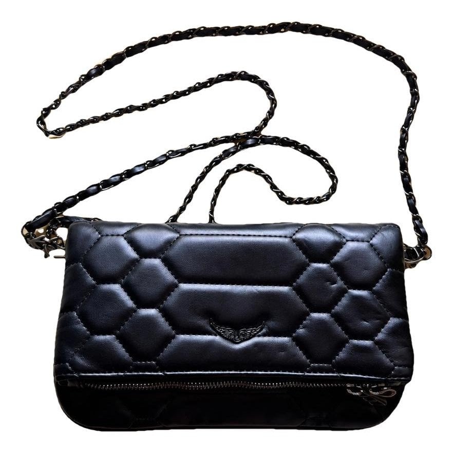 Rock leather crossbody bag
