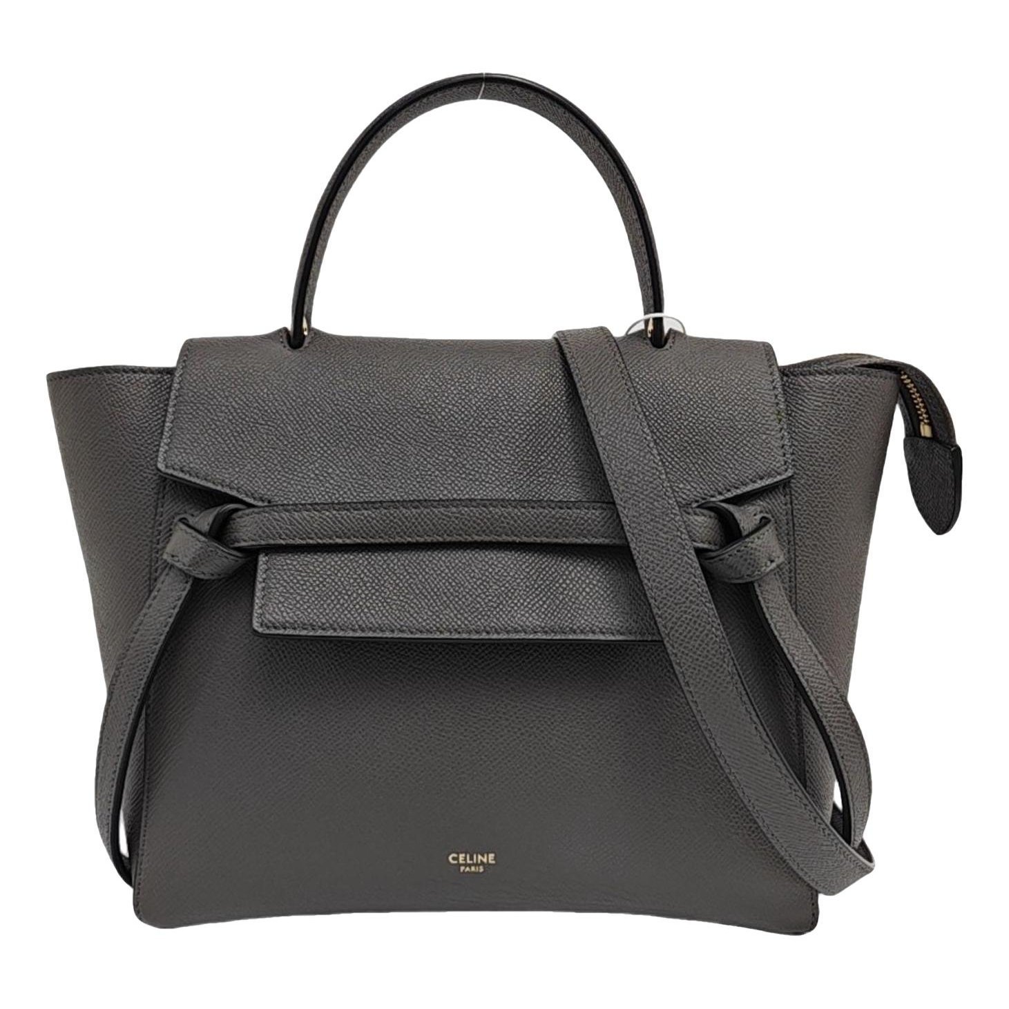 Belt leather handbag