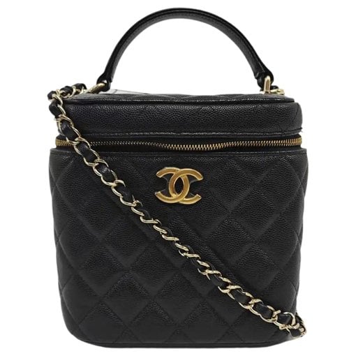Trendy CC leather crossbody bag