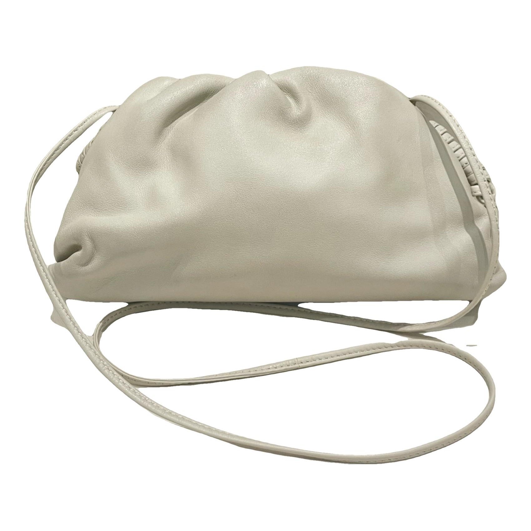 Pouch leather handbag