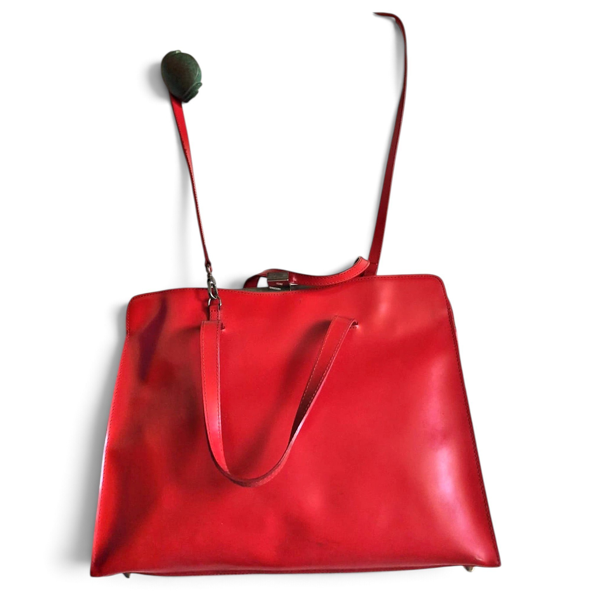 Leather tote