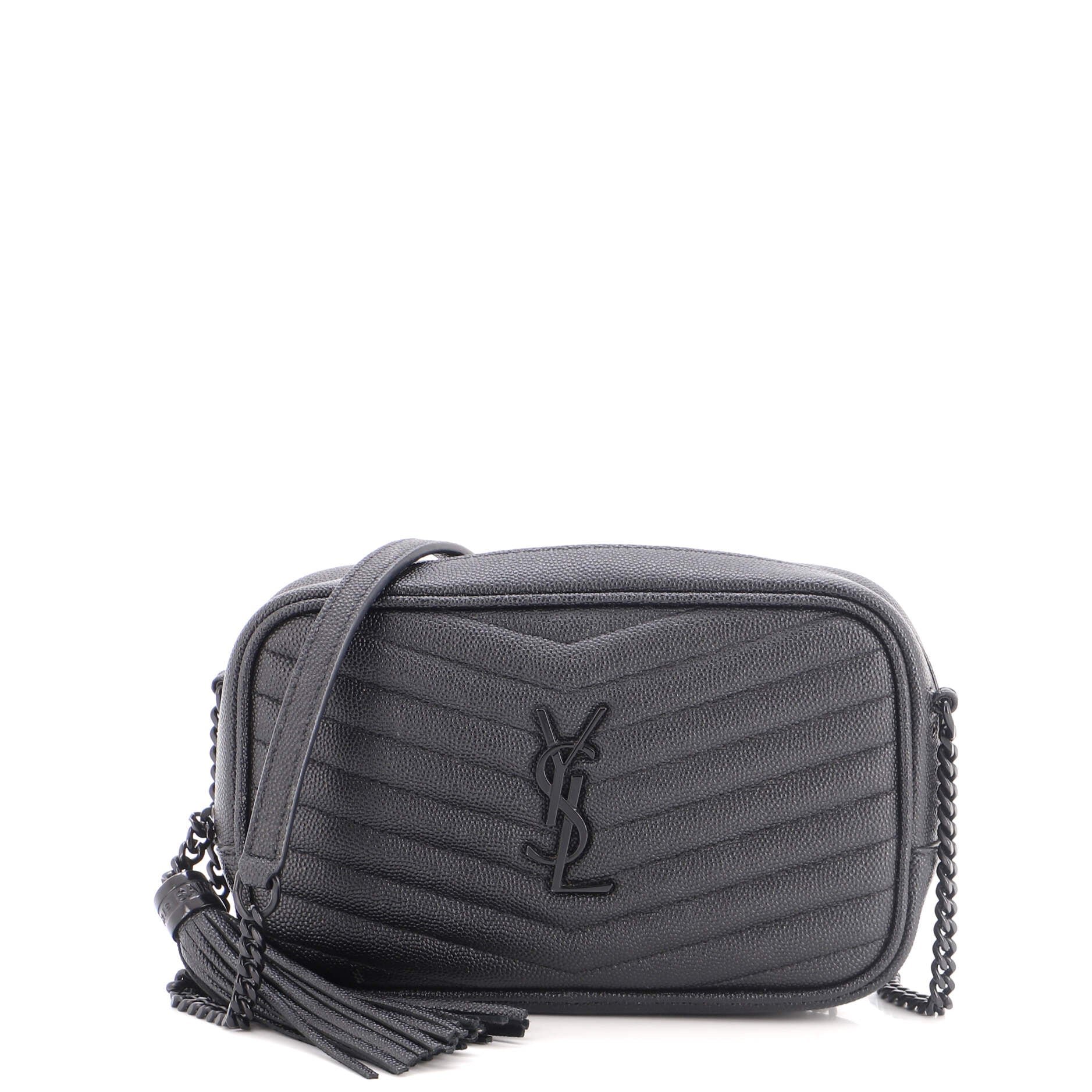 Lou Camera Bag Matelasse Chevron Leather Mini