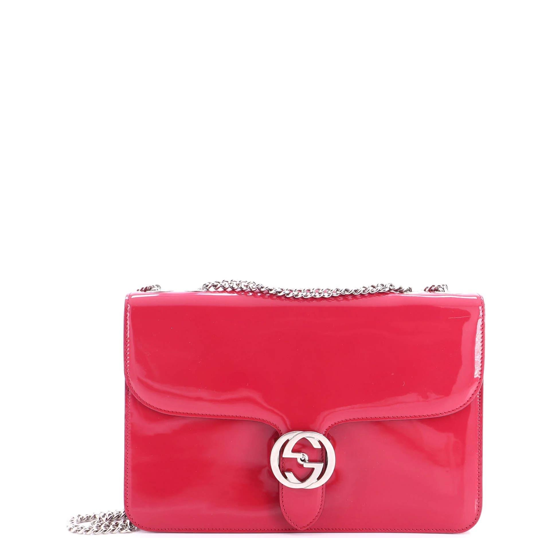 Patent leather handbag