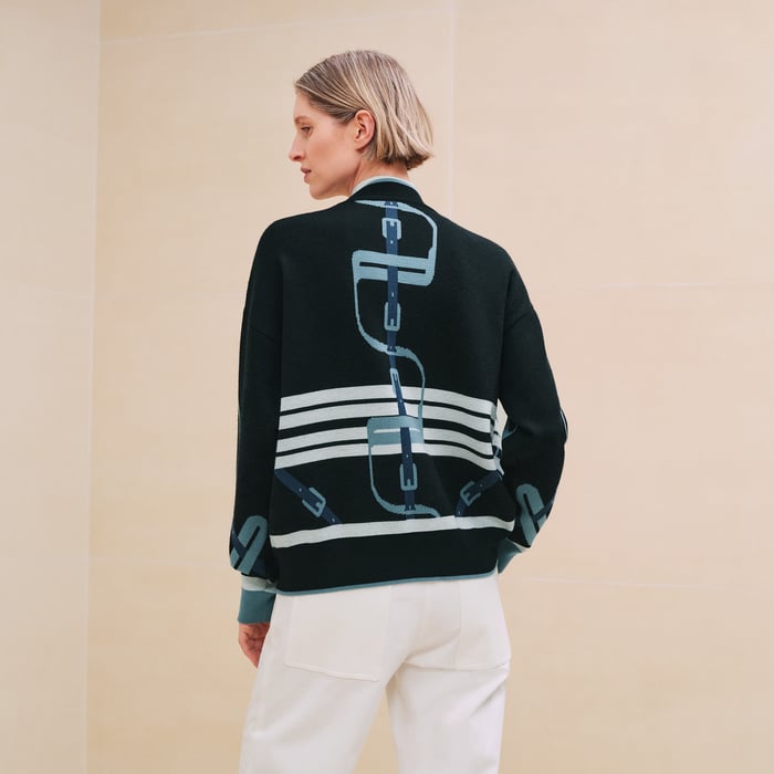 Noir "Mors a Jouets" Long-sleeve Cardigan