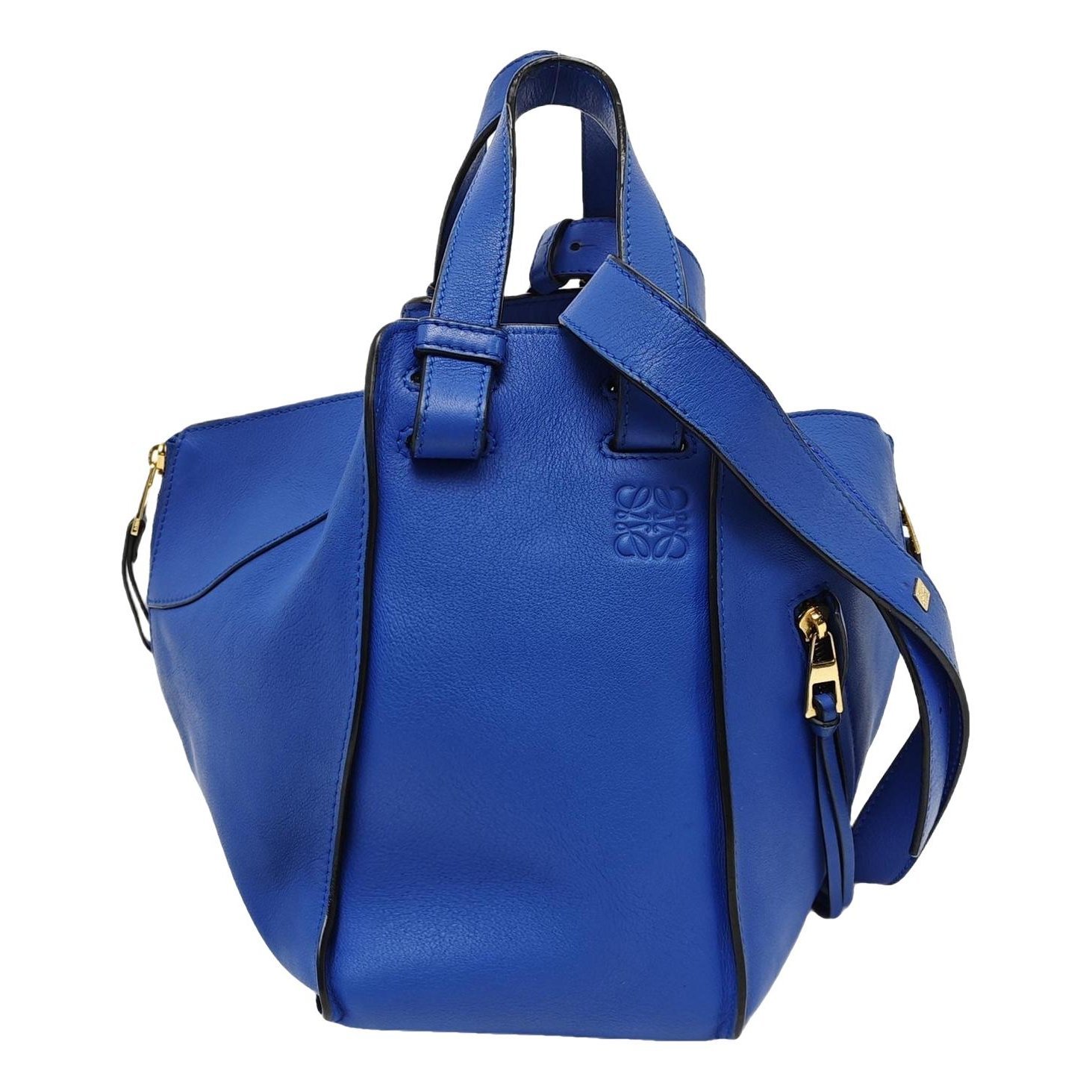 Hammock leather handbag