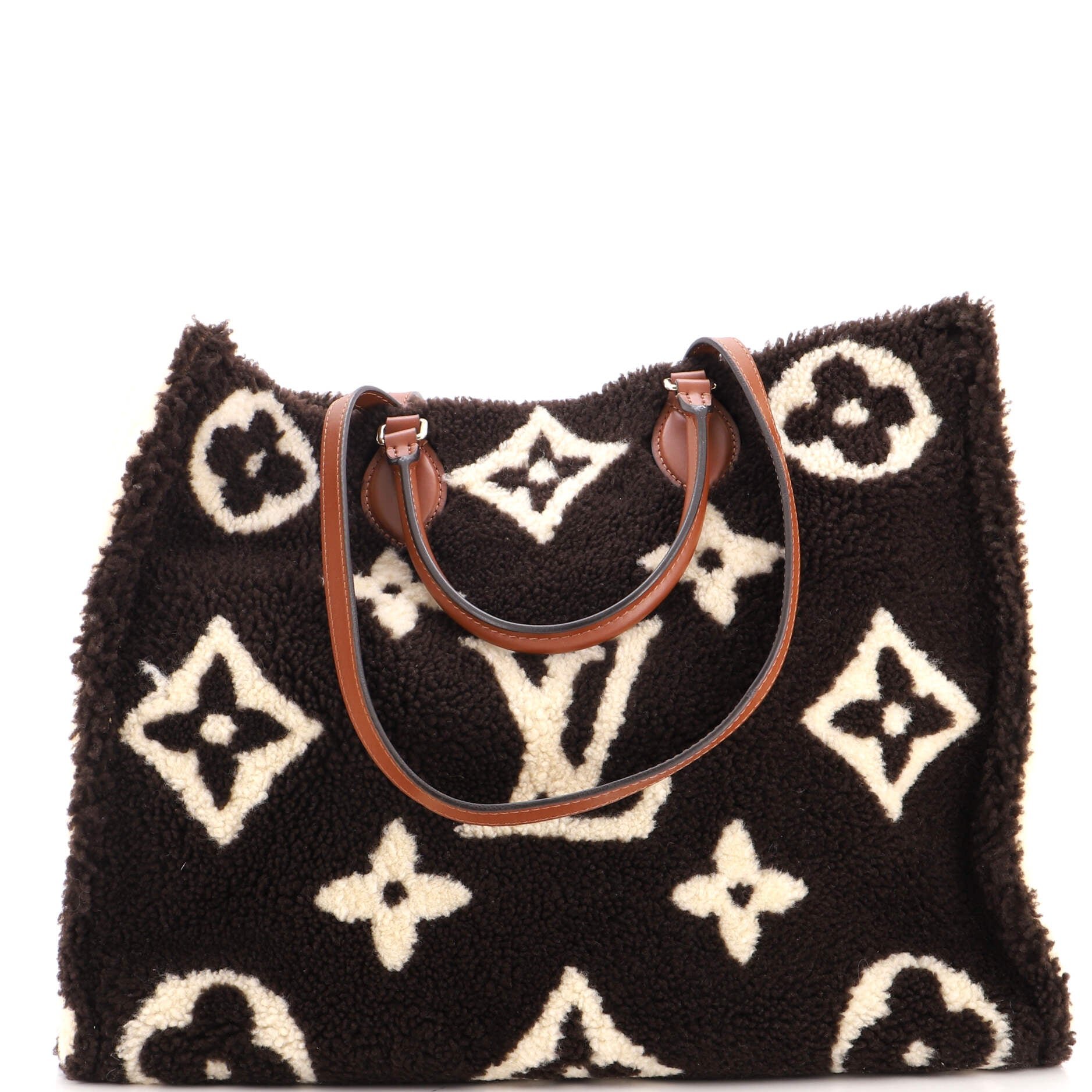 OnTheGo Tote Monogram Giant Teddy Fleece GM
