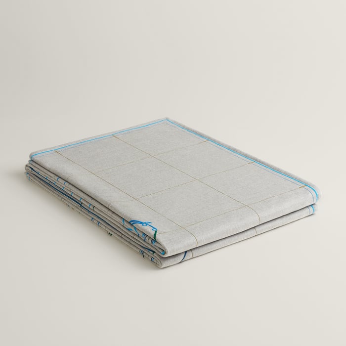 Gris Hippomobile En Coupe Blanket