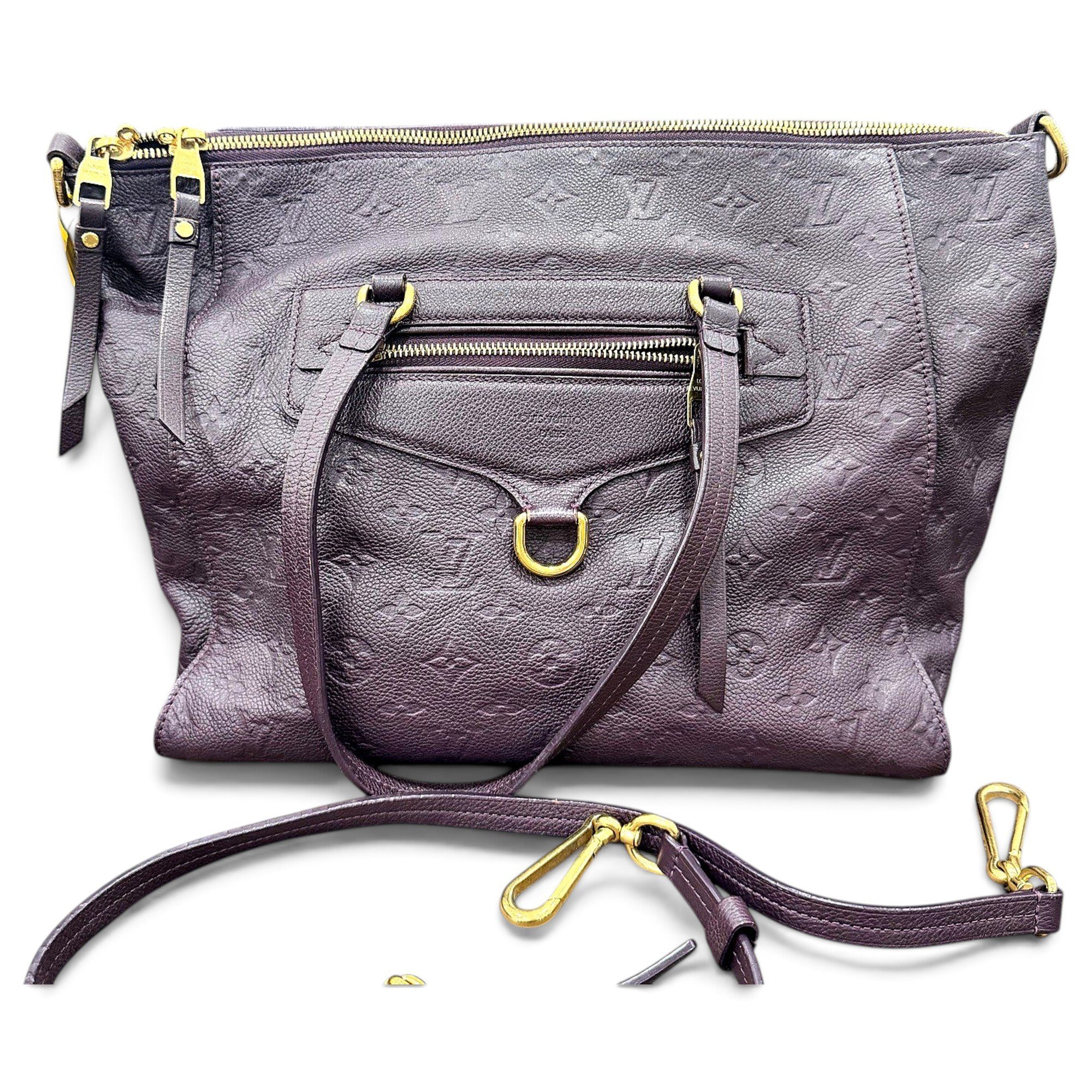 Lumineuse leather handbag