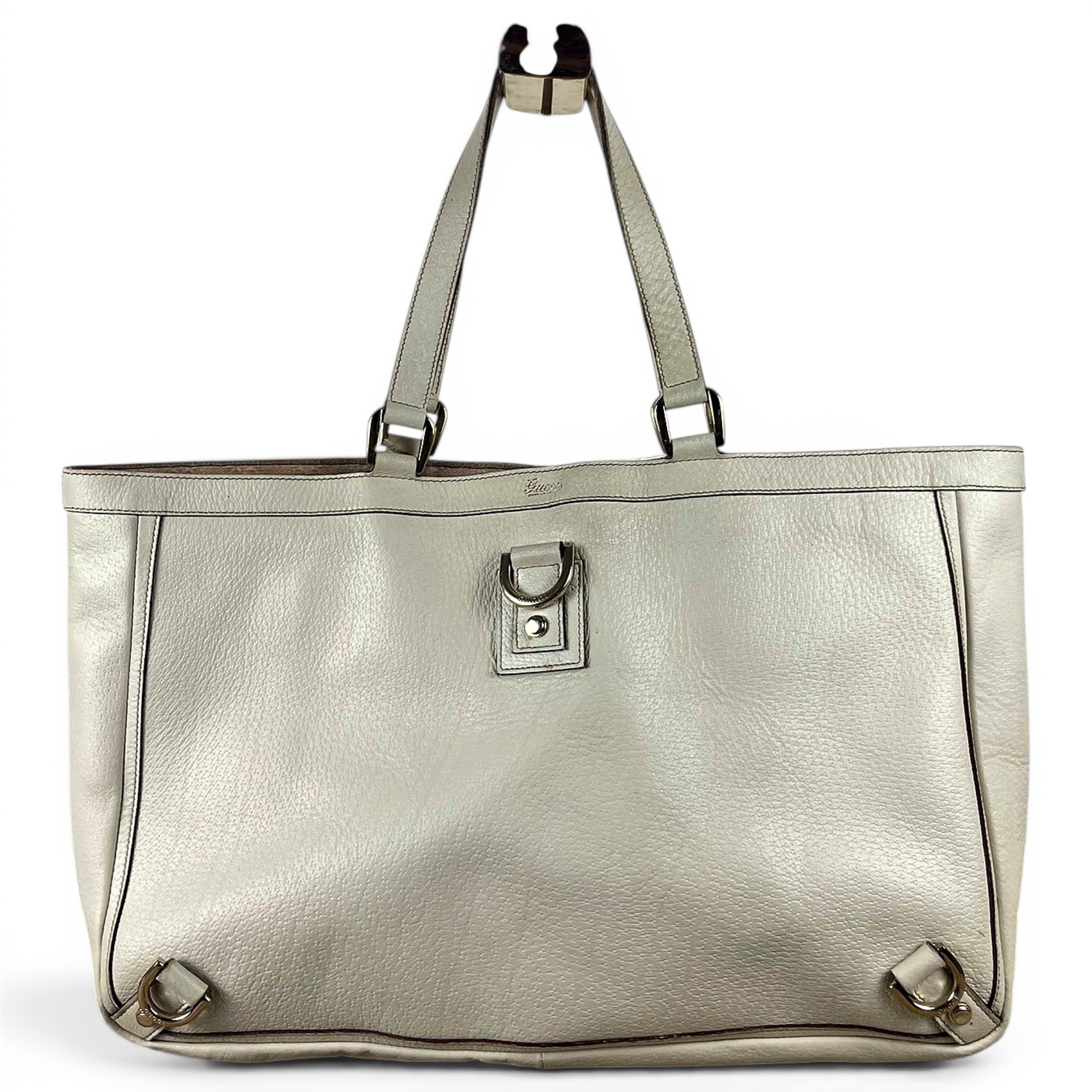 D-Ring leather handbag