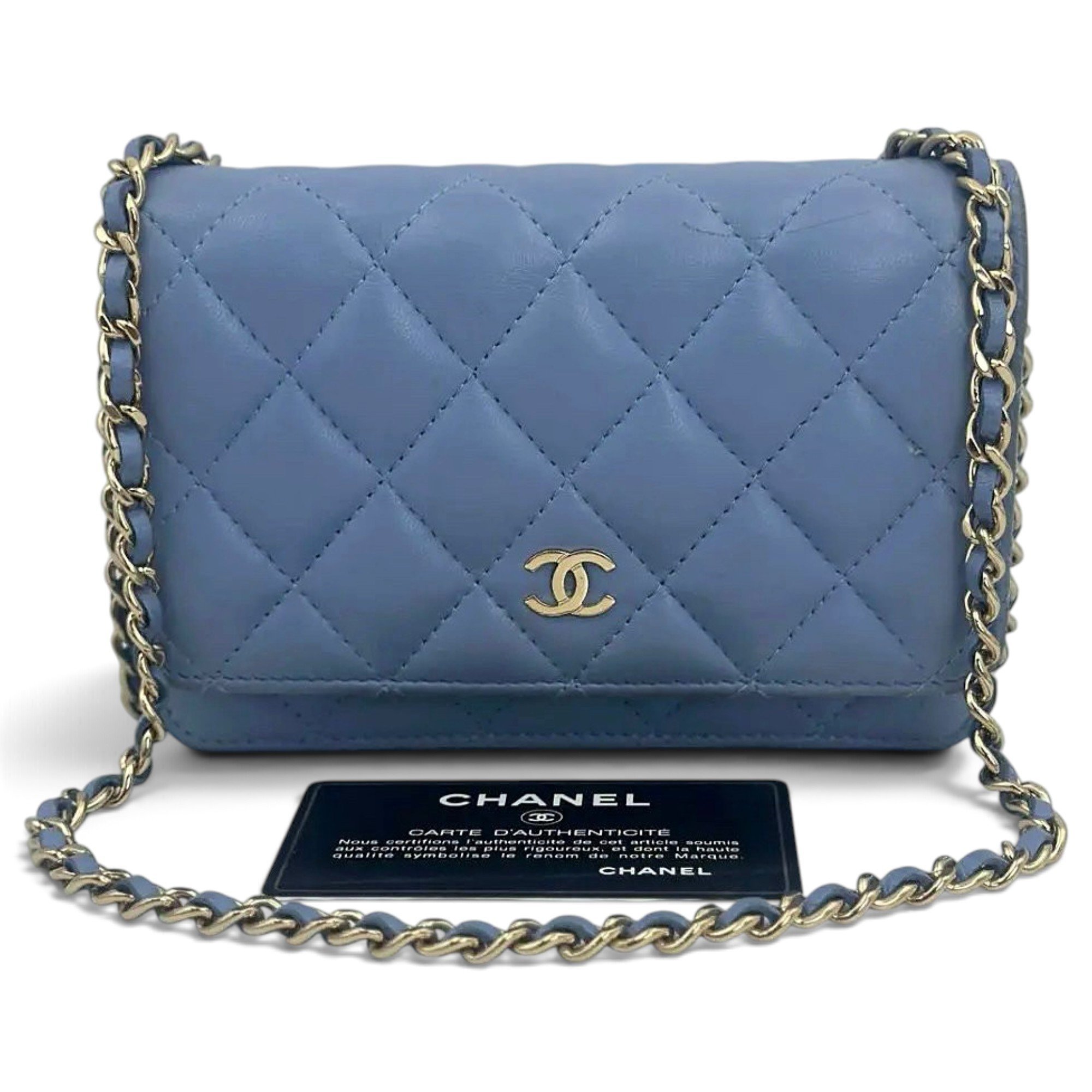 Wallet On Chain Timeless/Classique leather handbag