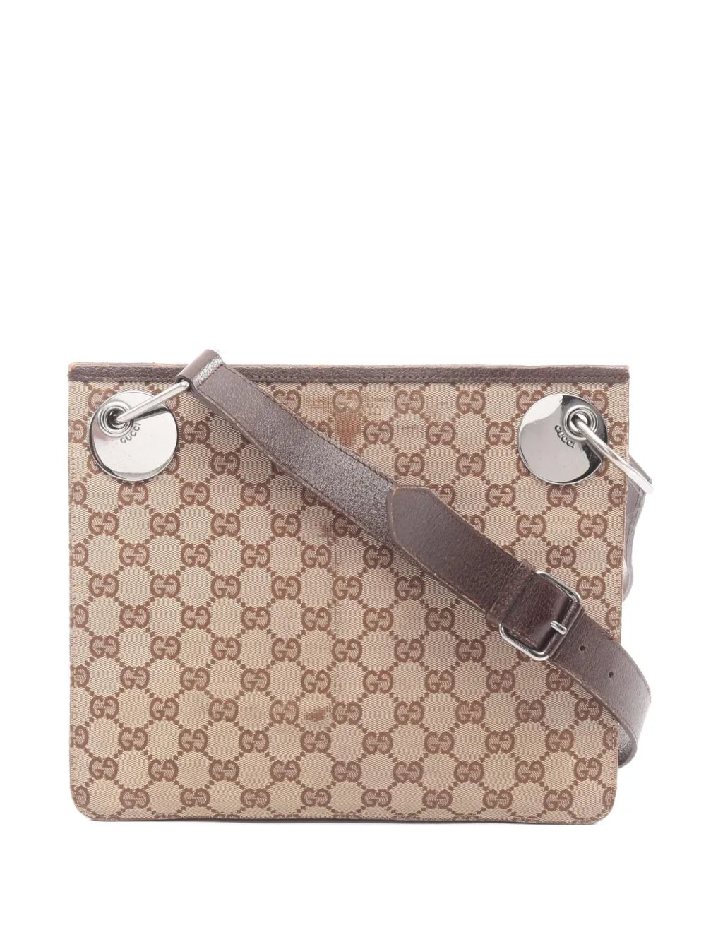 Gucci 2000s GG canvas shoulder bag