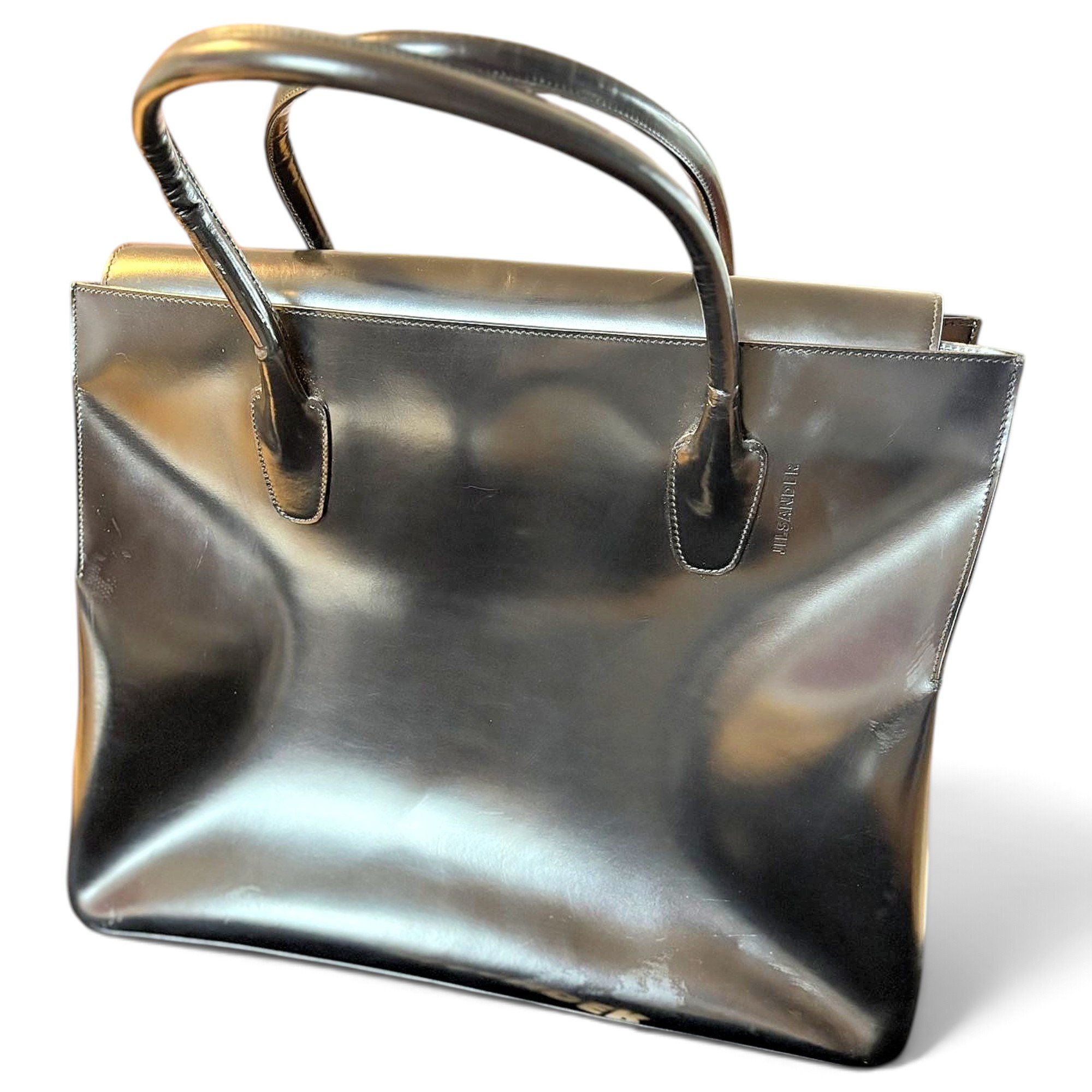 Leather handbag