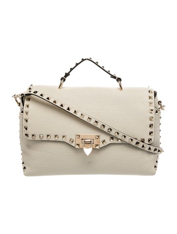Rockstud Top Handle Bag