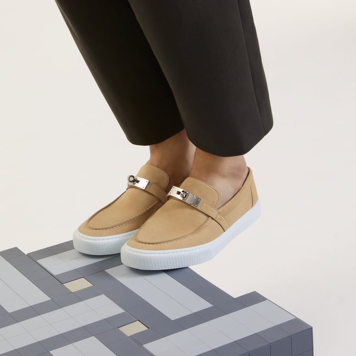 Beige Albâtre Game Slip-on Sneaker