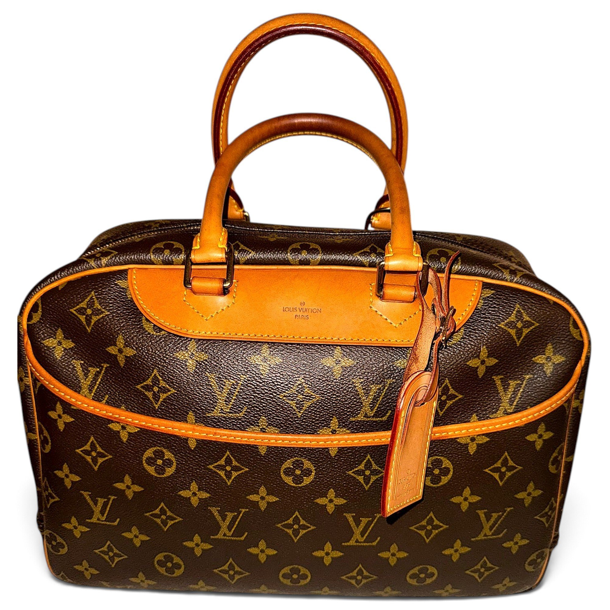Deauville leather handbag