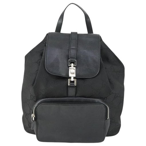 Leather backpack