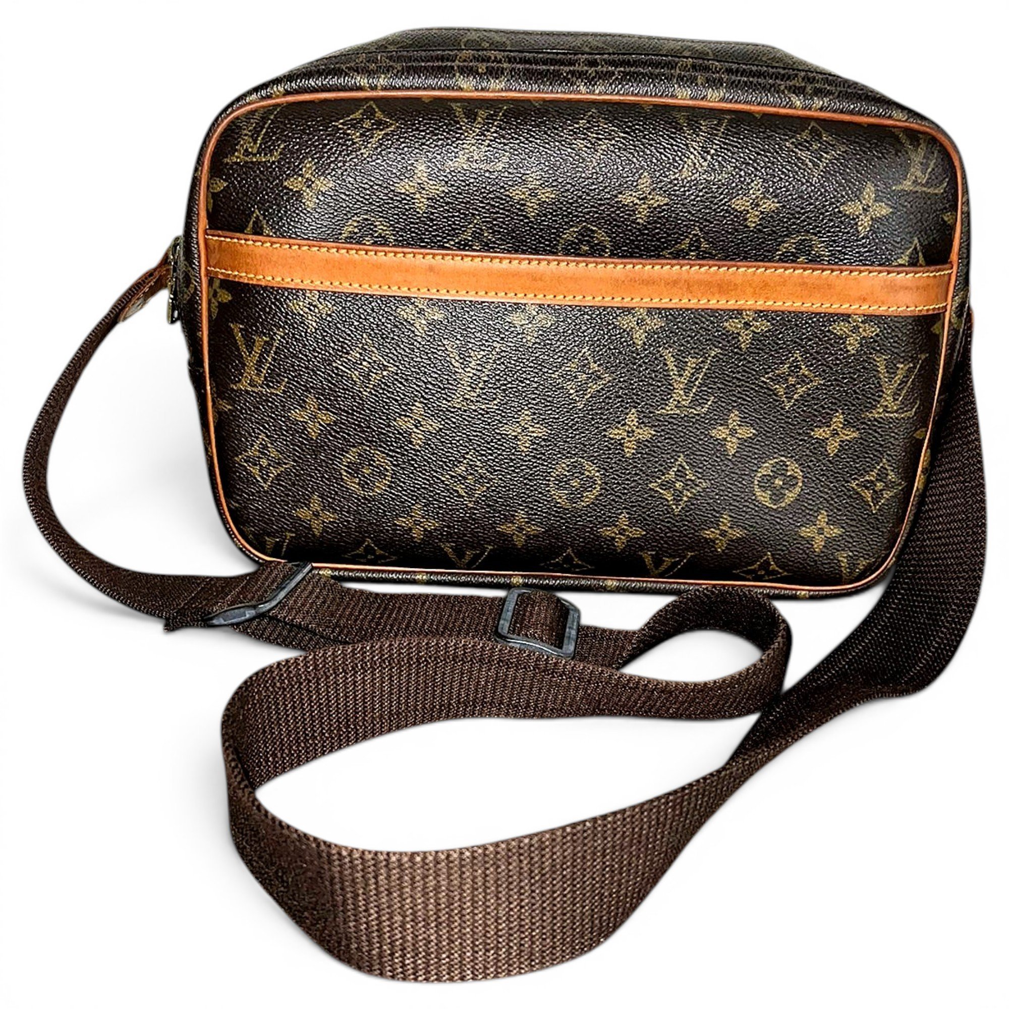 Reporter leather crossbody bag