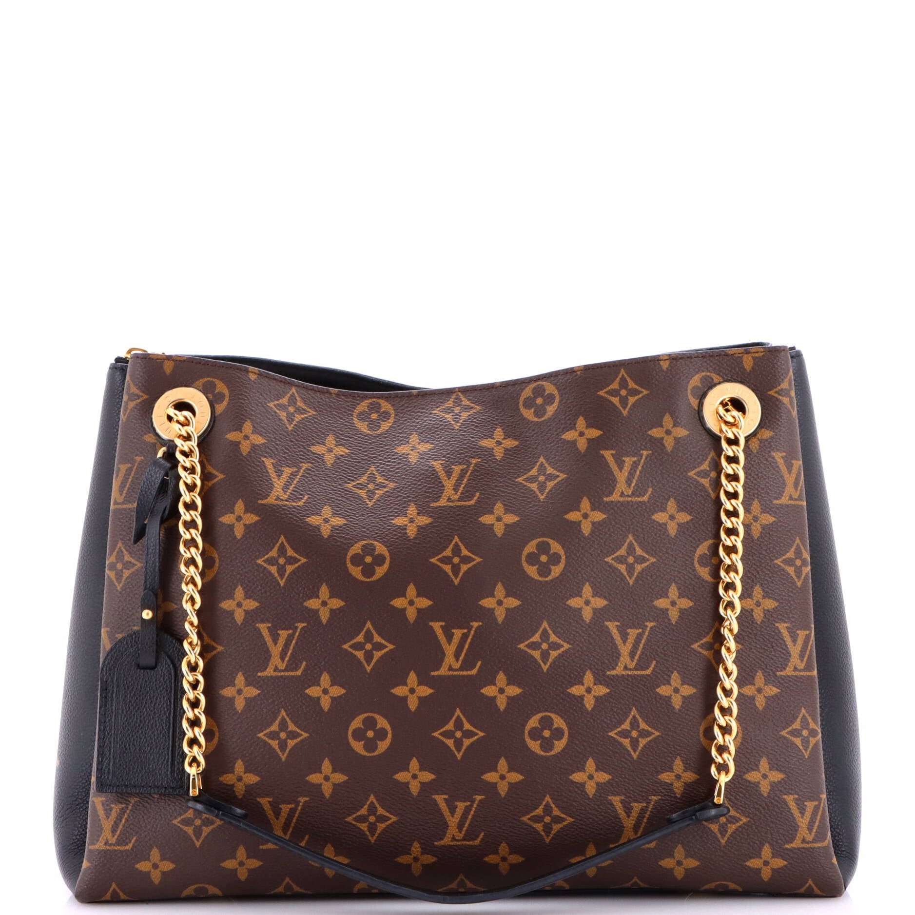 Surene Handbag Monogram Canvas with Leather MM