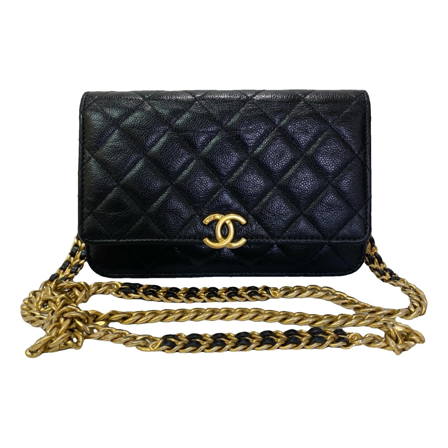 Wallet On Chain Timeless/Classique leather crossbody bag
