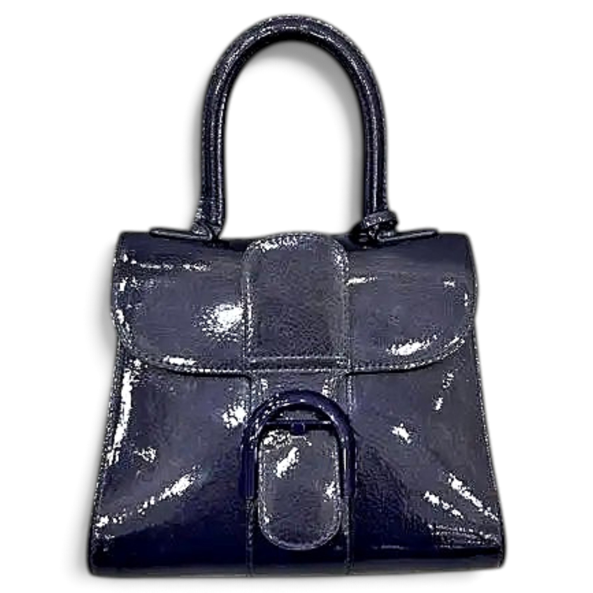 Delvaux Brillant patent leather crossbody bag