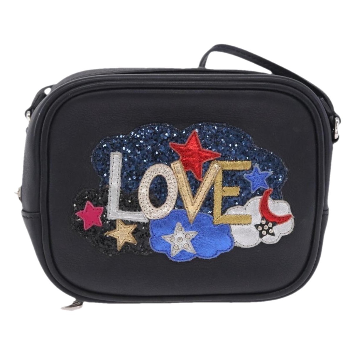 Blogger leather crossbody bag