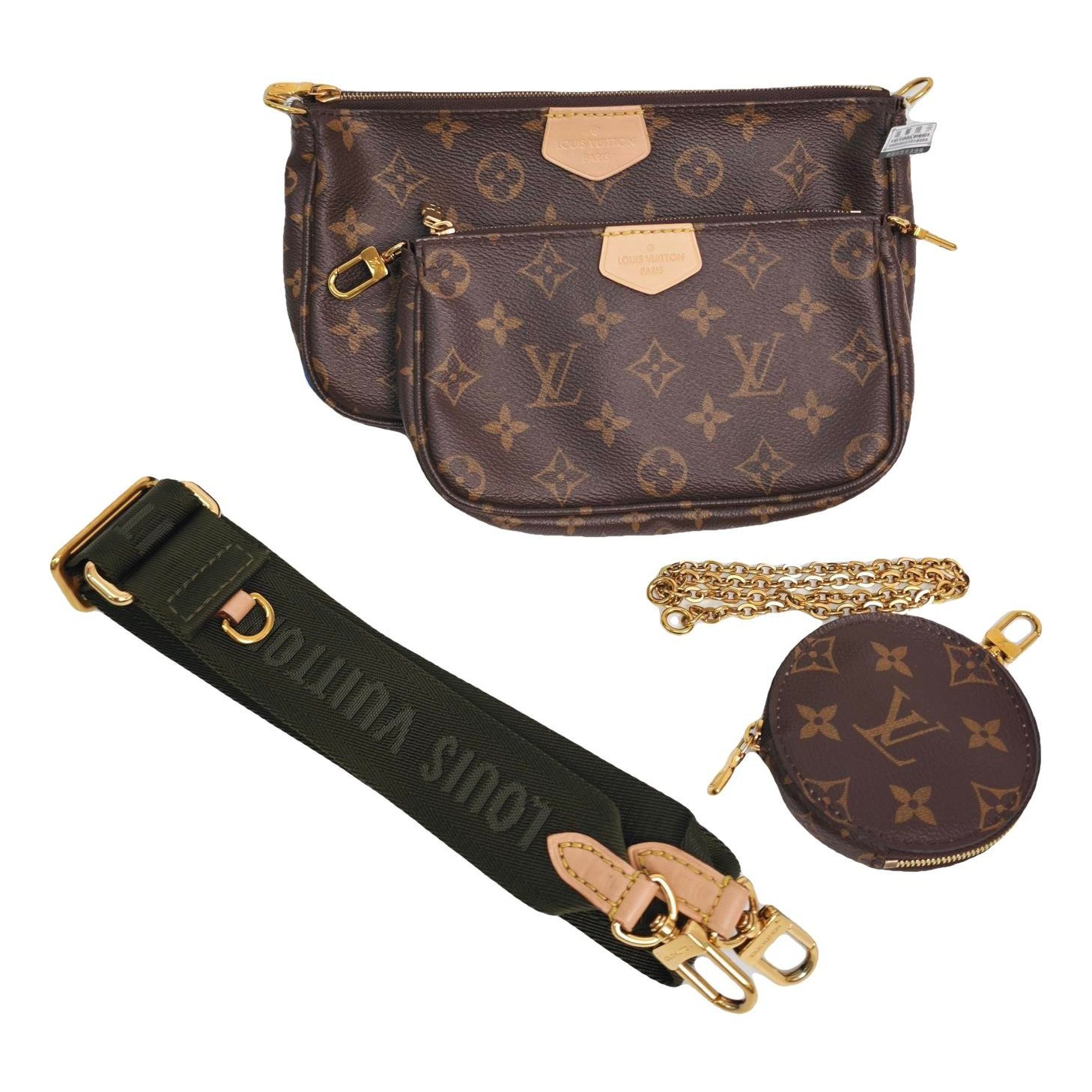 Multi Pochette Accessoires leather handbag
