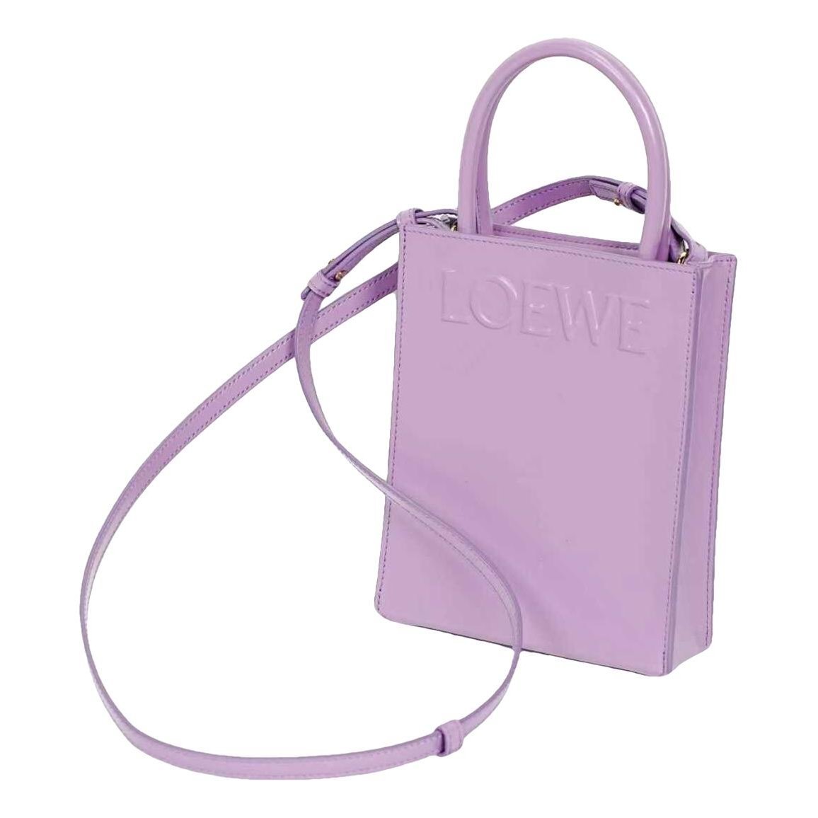 A5 leather handbag