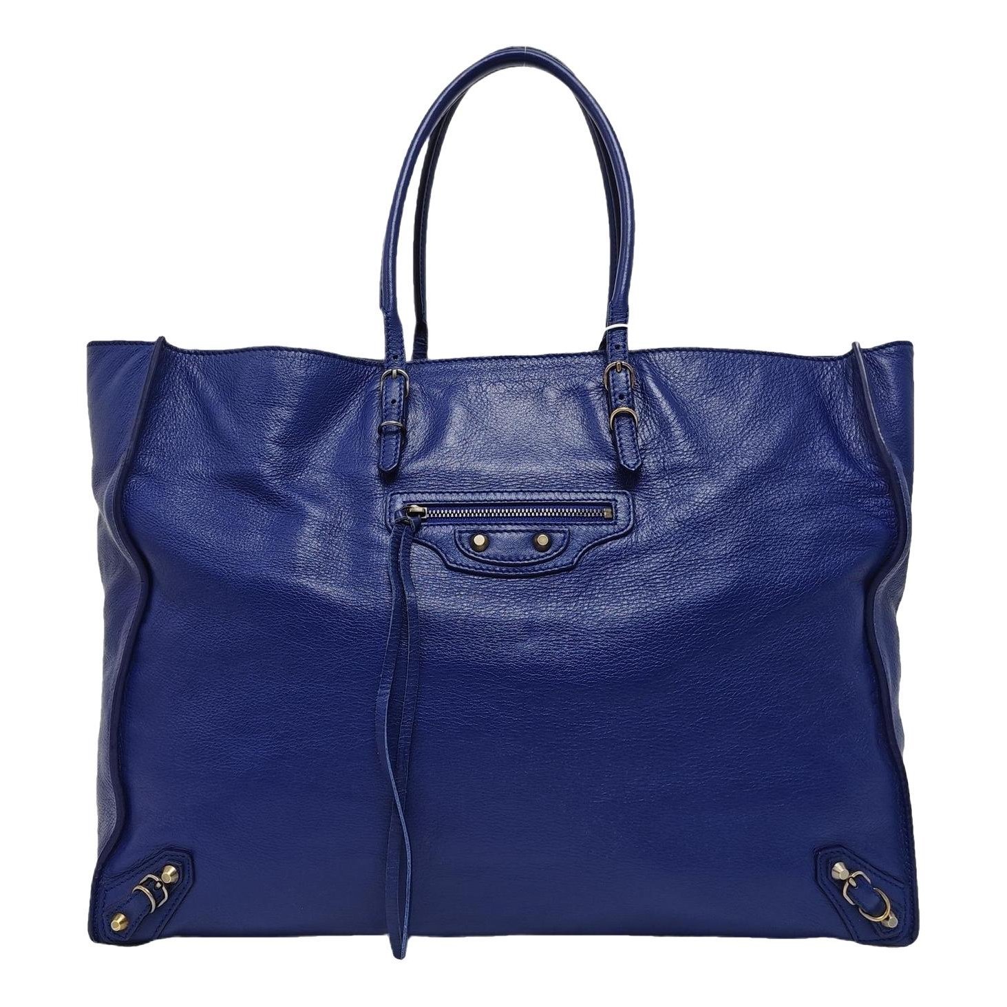Papier leather handbag