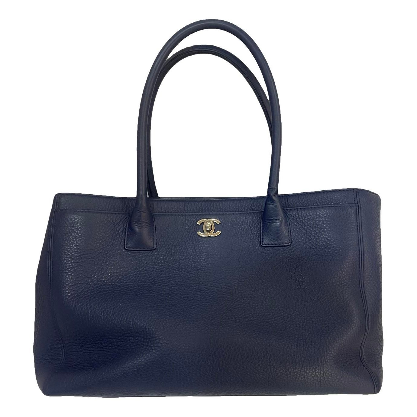 Executive leather tote