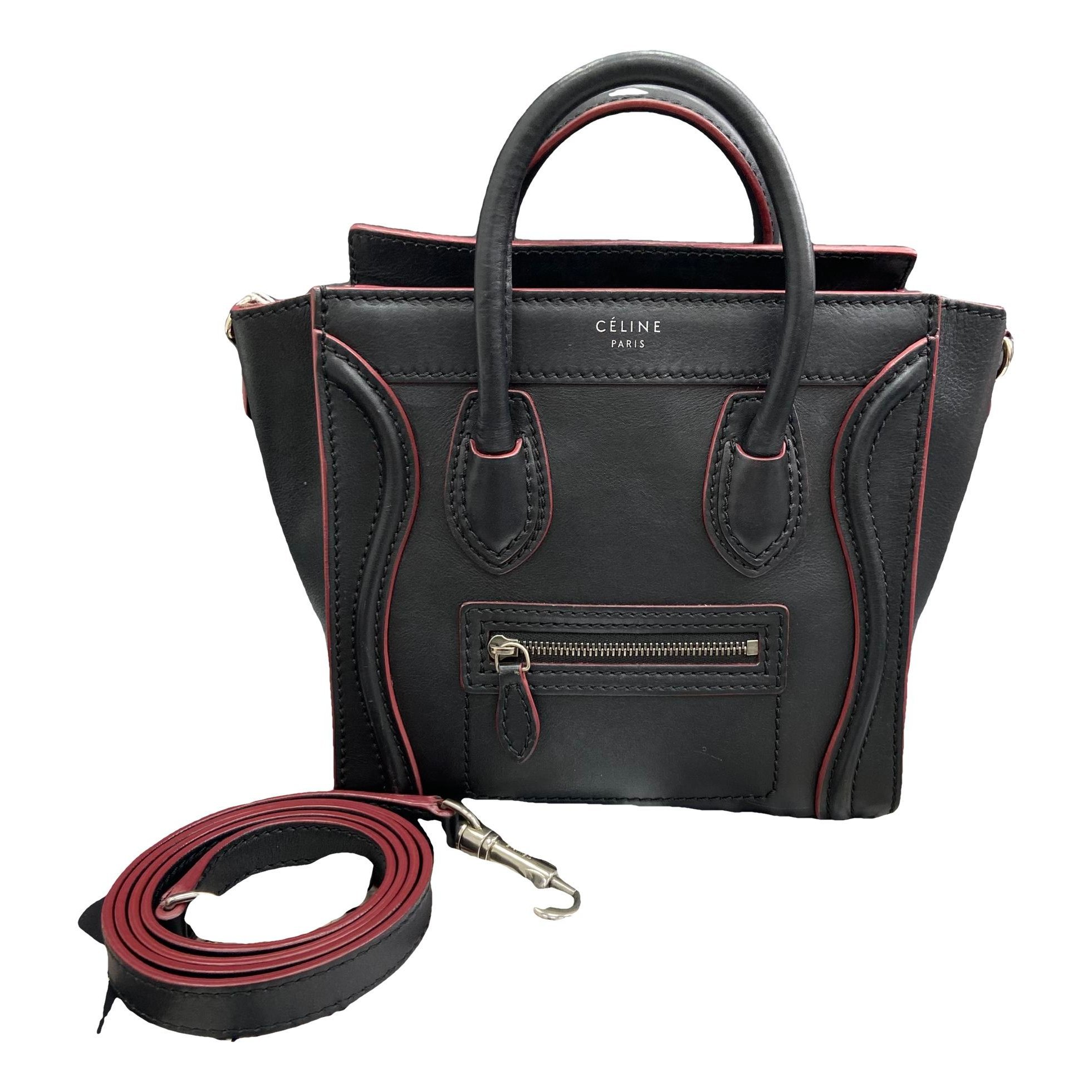 Nano Luggage leather handbag