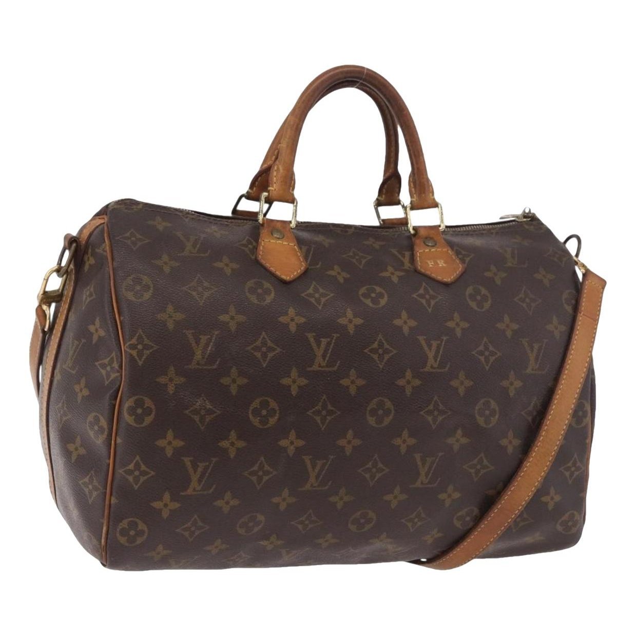 Speedy leather handbag