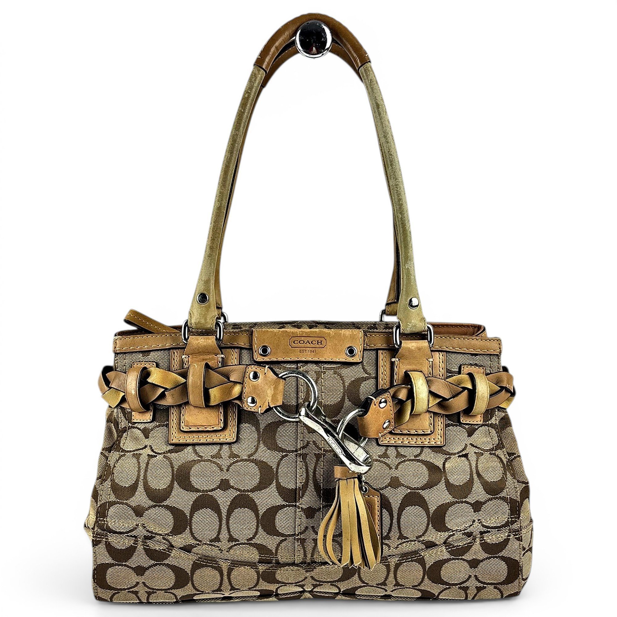 Signature Sufflette leather handbag