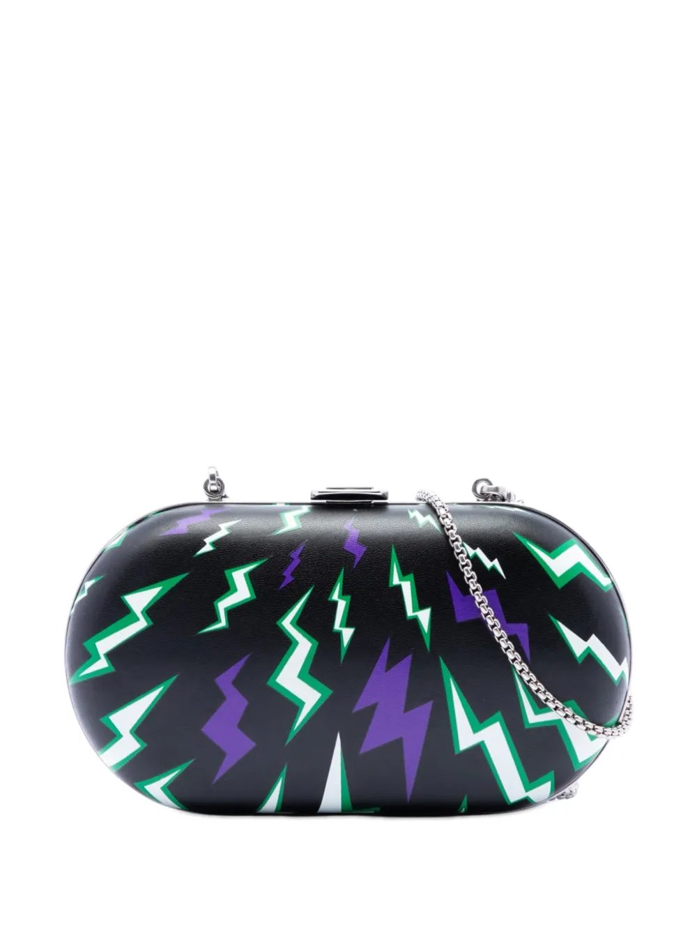 2010-2026 Universal Studios Leather Thunder Frankenstein Clutch with Chain crossbody bag