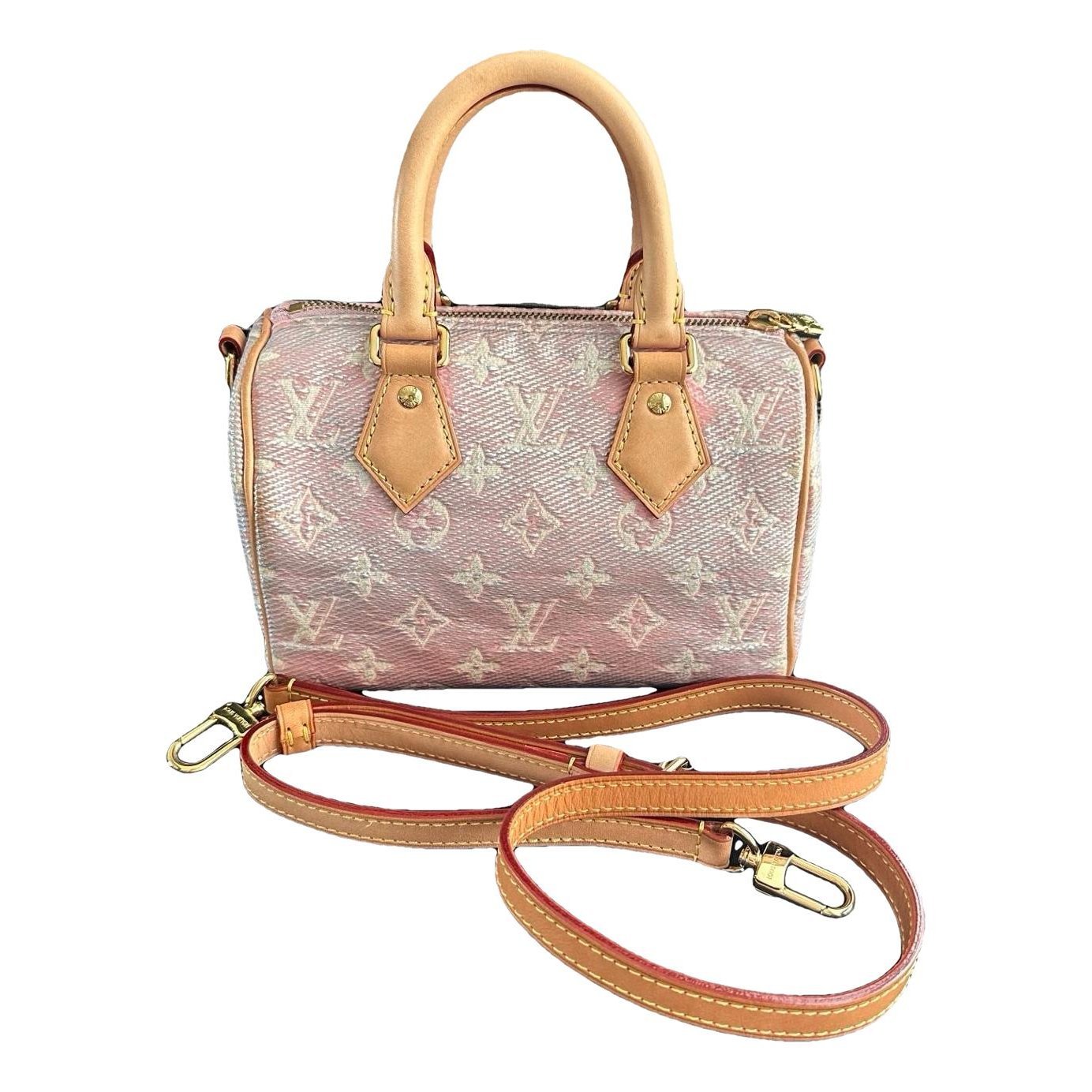 Nano Speedy / Mini HL leather handbag