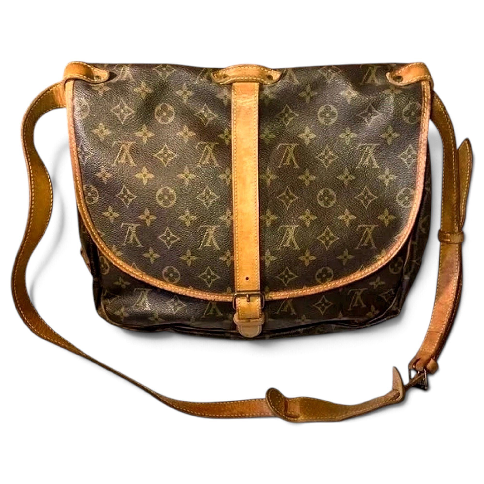 Saumur leather crossbody bag