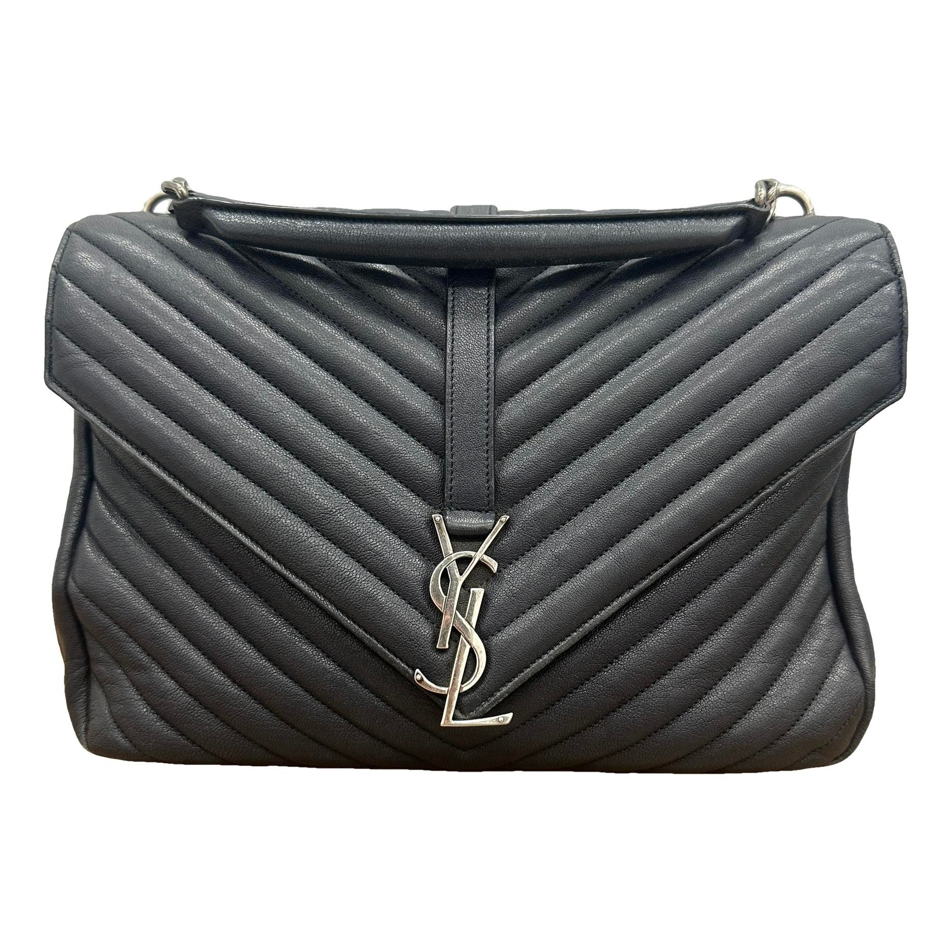 Collége monogramme leather handbag