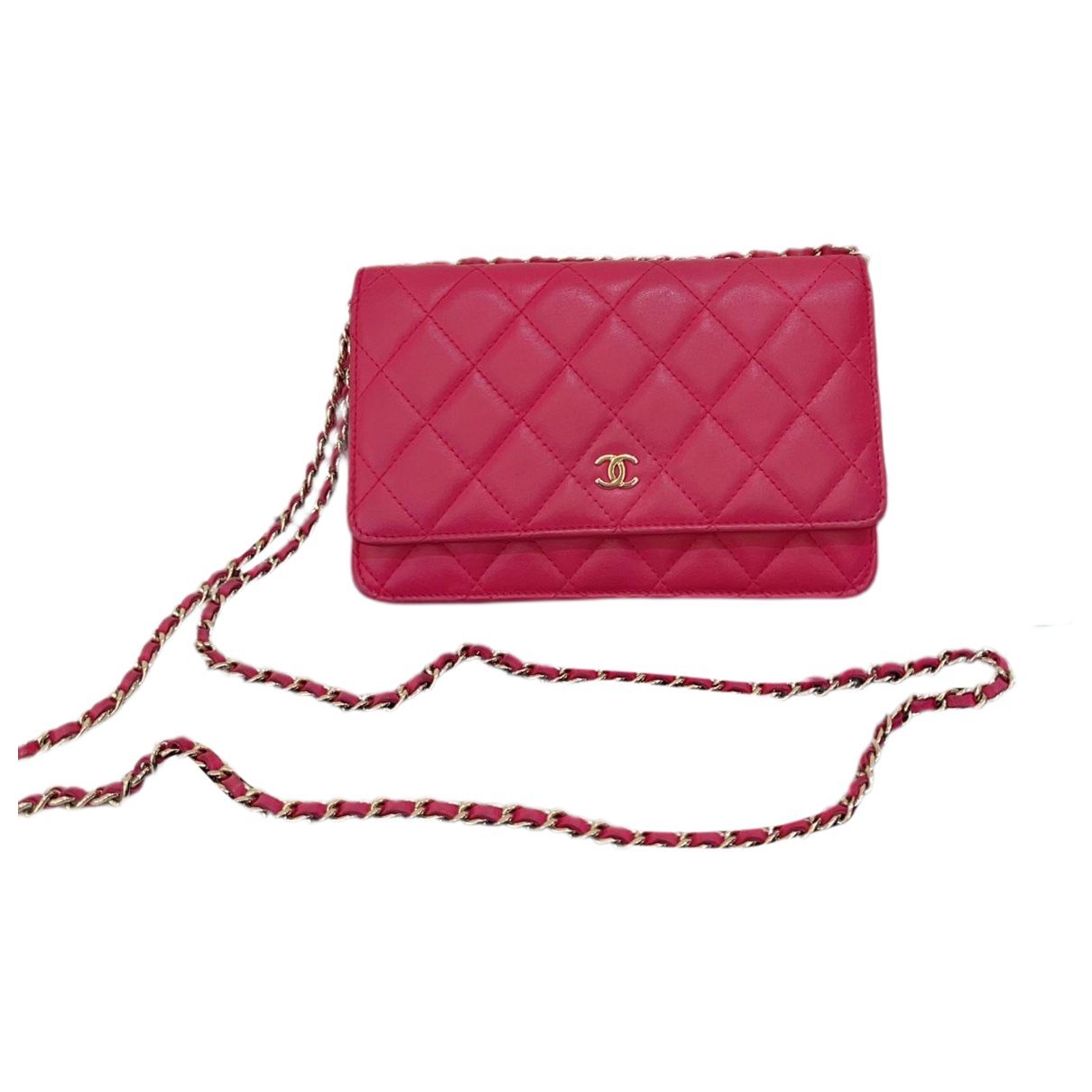 Wallet On Chain Timeless/Classique leather handbag