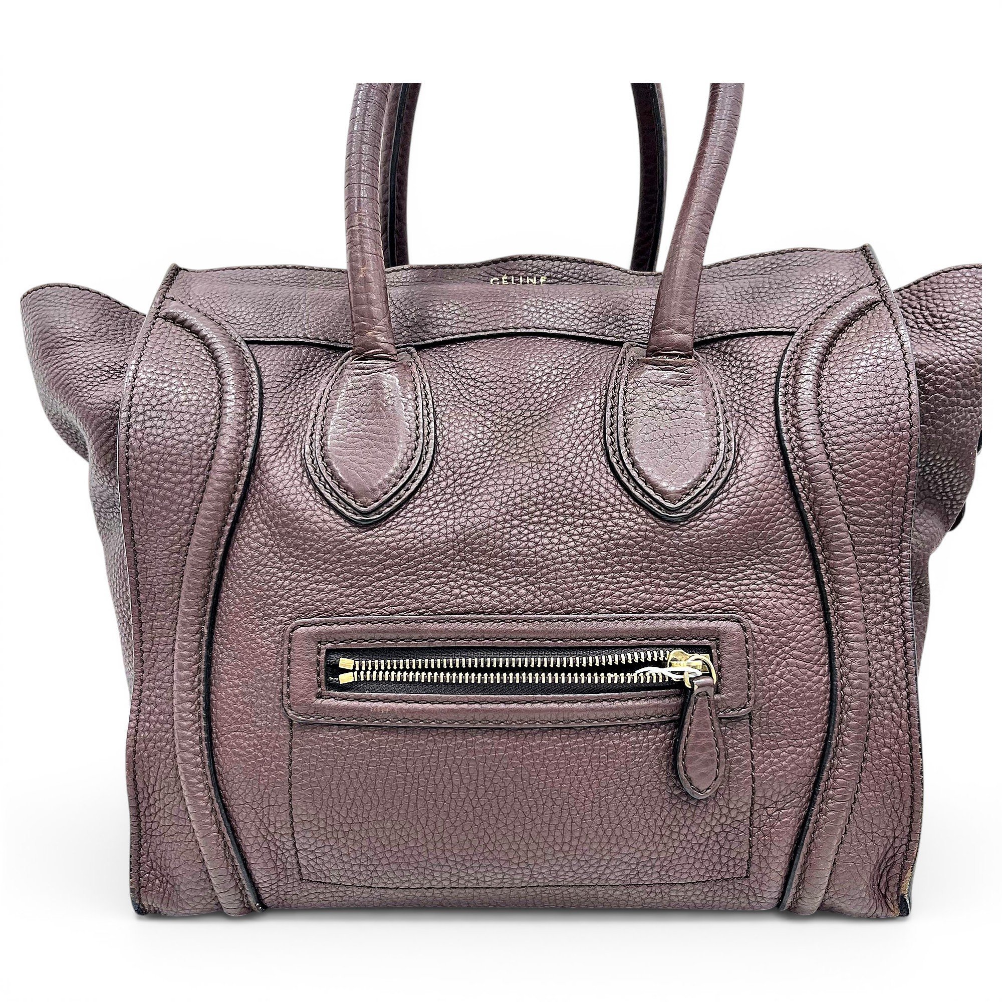 Luggage leather handbag