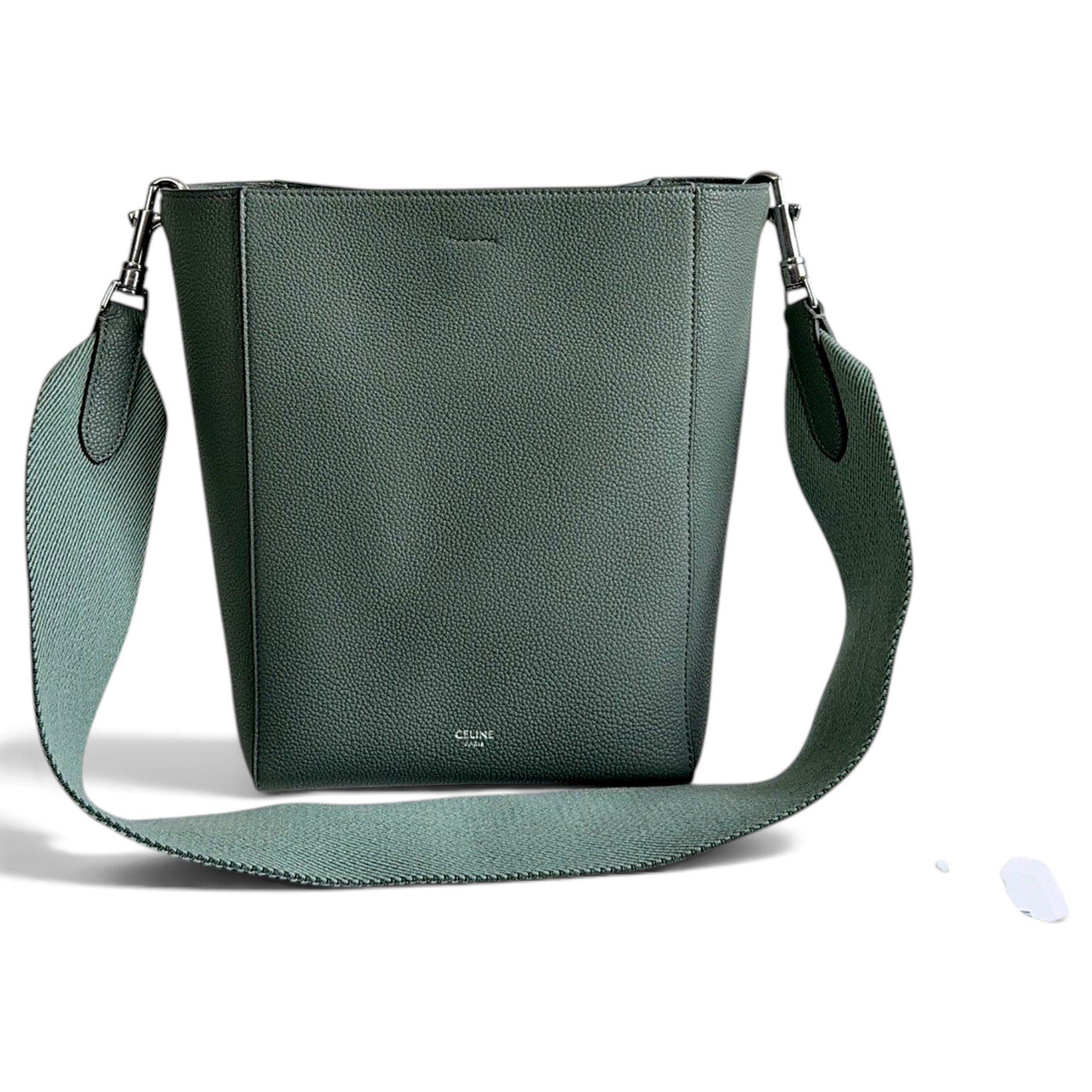 Seau Sangle leather handbag