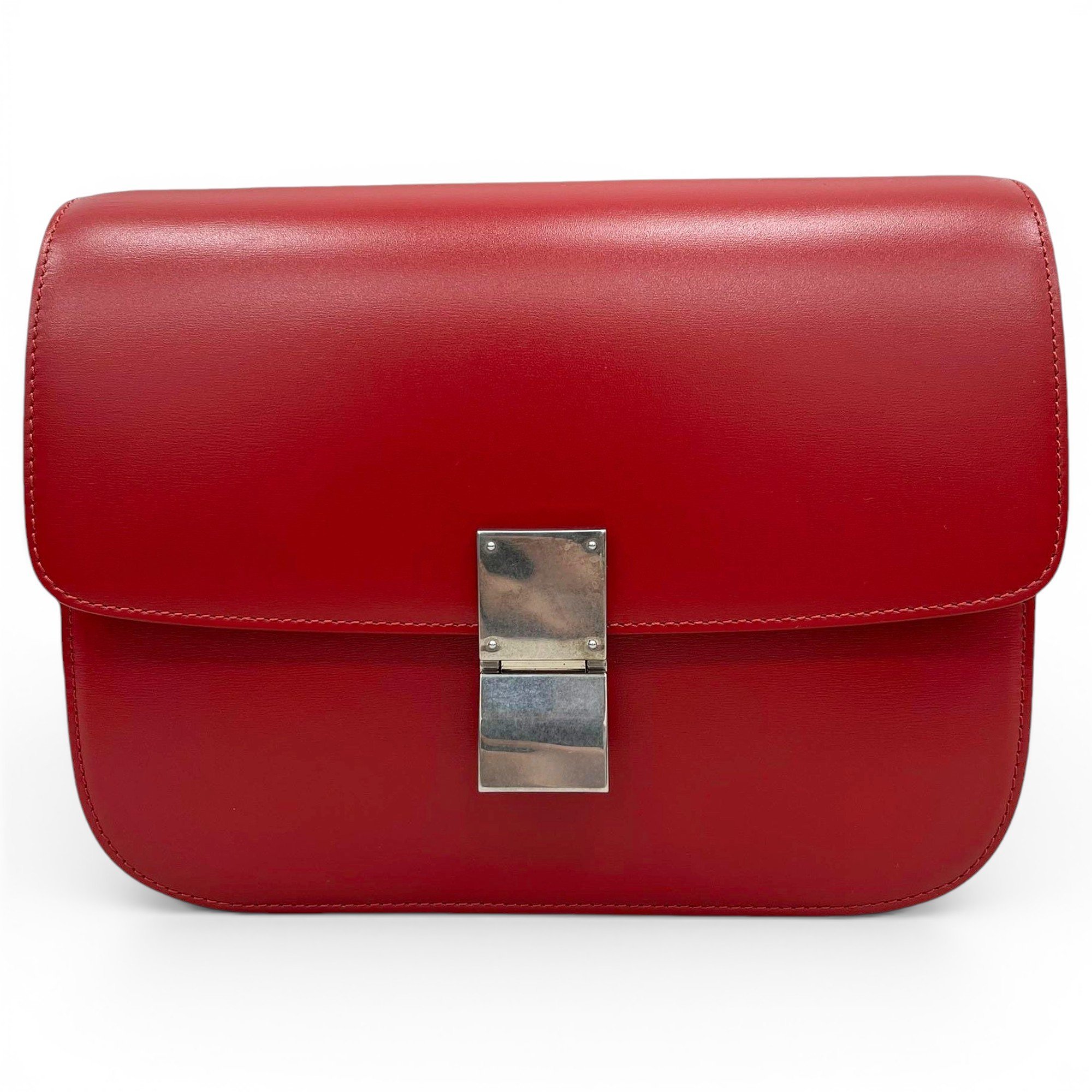 Classic leather crossbody bag