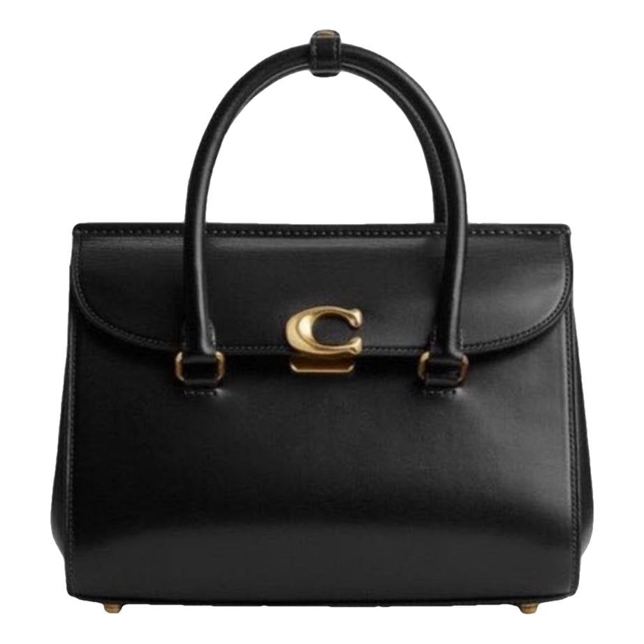 Patent leather handbag