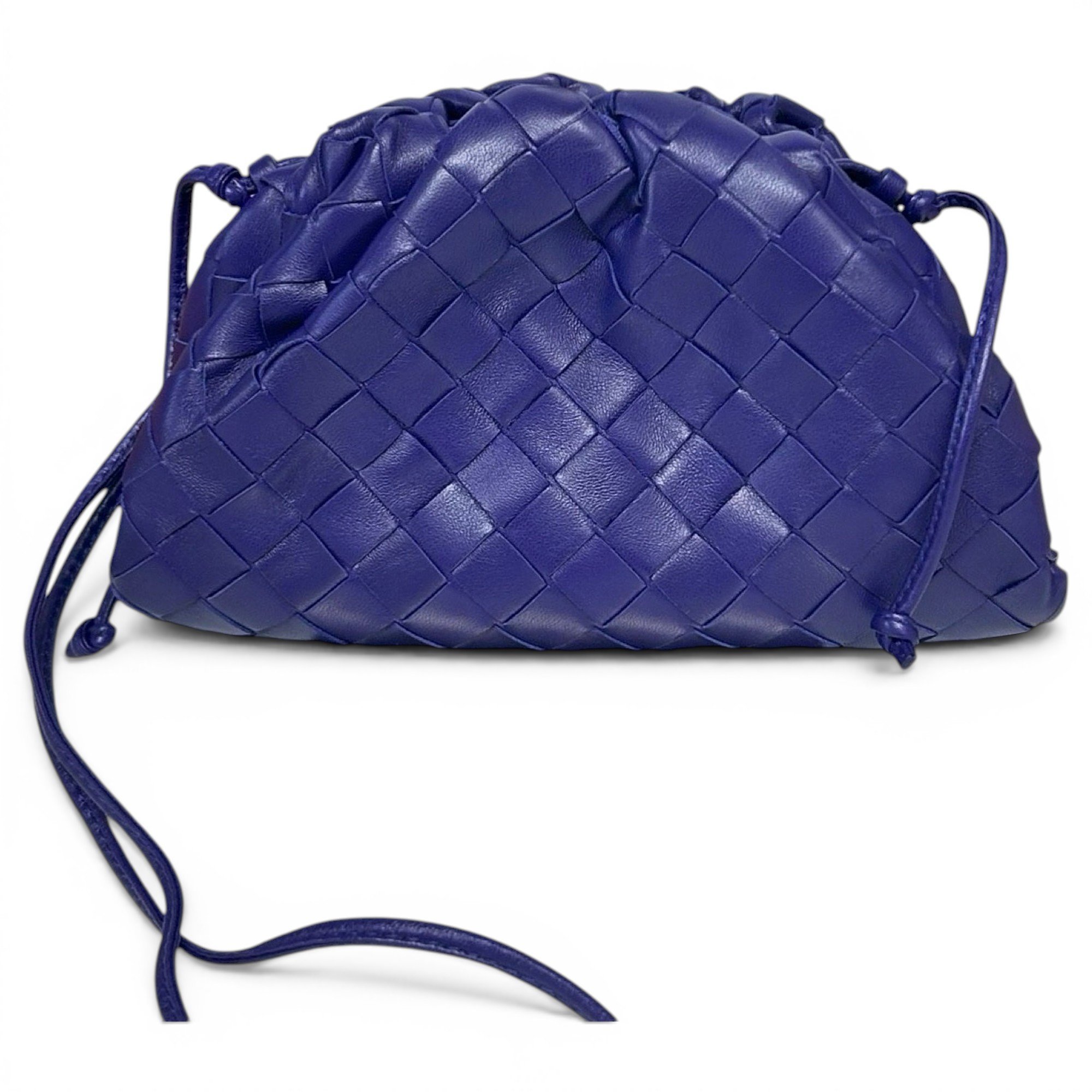 Pouch leather handbag