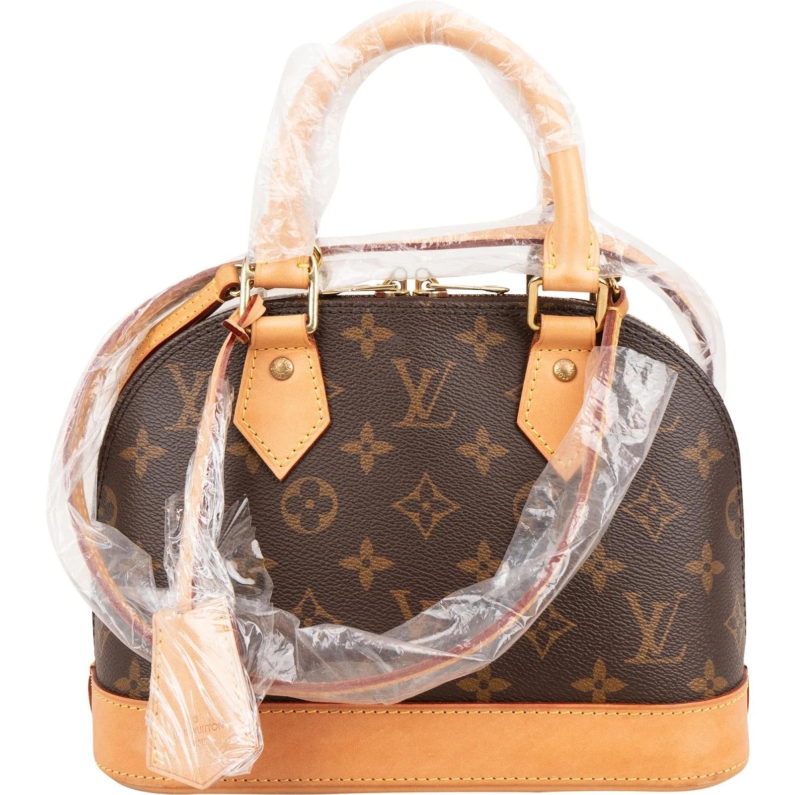 Louis Vuitton Alma leather handbag