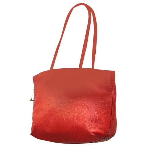 Leather tote